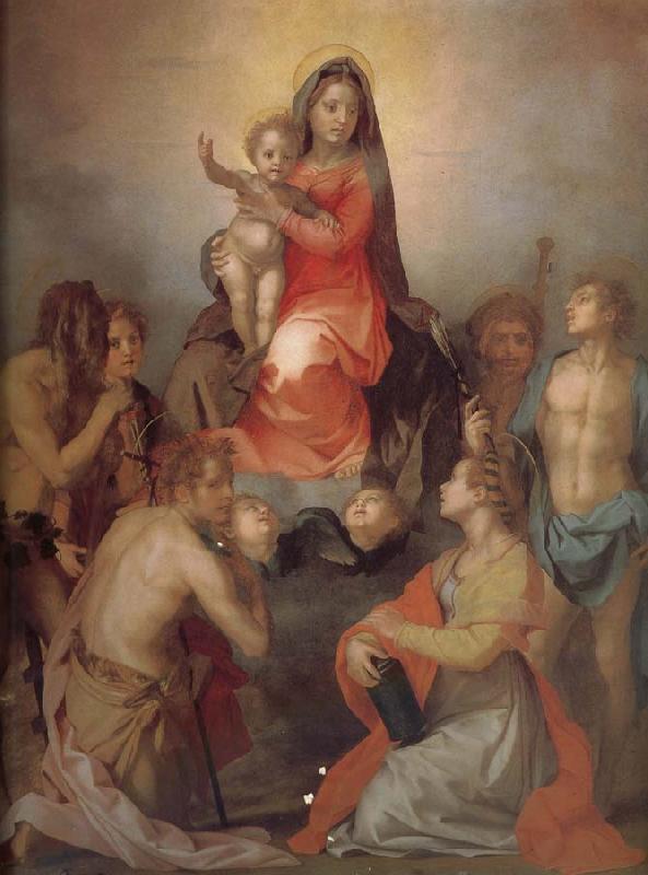 Andrea del Sarto The Virgin and Child with Saints France oil painting art